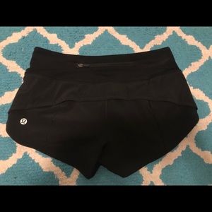 Lululemon Black Speed Up Short 2.5”